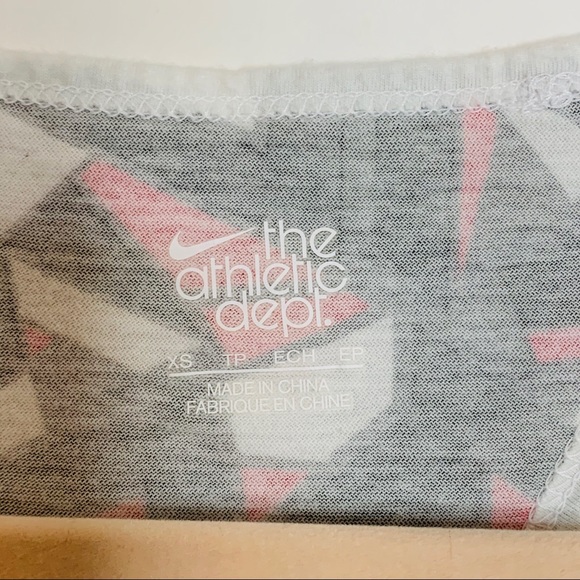 NIKE The Athletic Dept Red Black Gray Tank Top - Picture 4 of 6